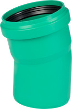 Kanalrohr KG2000 B Bogen von DN/OD 110 bis DN/OD 630 und 15°-87°