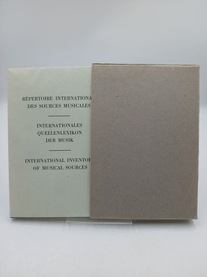 Internationales Quellenlexikon der Musik (RISM) - The Theory of Music from the C