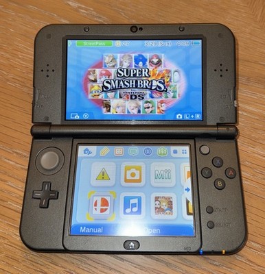 Nintendo New 3DS XL RED-001 - Metallic grey with Smash Bros | eBay