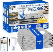 Jumbo Vacuum Storage Bags with Smart App