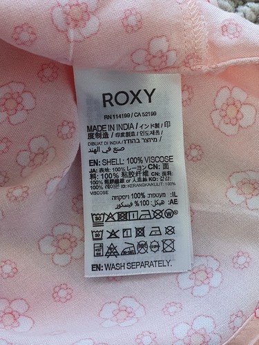 BNWT ROXY Women's One-piece Rompers w/ Pockets Pink Floral Size XS/6 RRP$69.99 - Picture 8 of 8