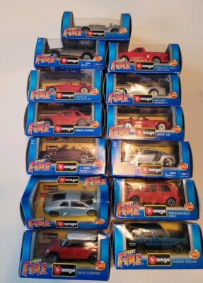 Burago Street Fire 1:43 13 Autos in OVP
