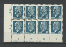DDR ULBRICHT 934 X y II DV DRUCKVERMERK sauber gestempelt m5359