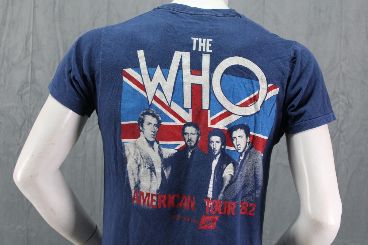 Vintage The Who Tour Shirt - 1982 American Tour by Schlitz - Men