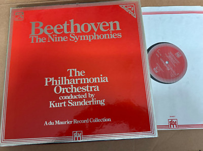 SLS 5239 Beethoven The Nine Symphonies Kurt Sanderling 8 LP Box