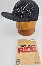 Tony Hawk Skateboarding Black Cap Hat And Wii...