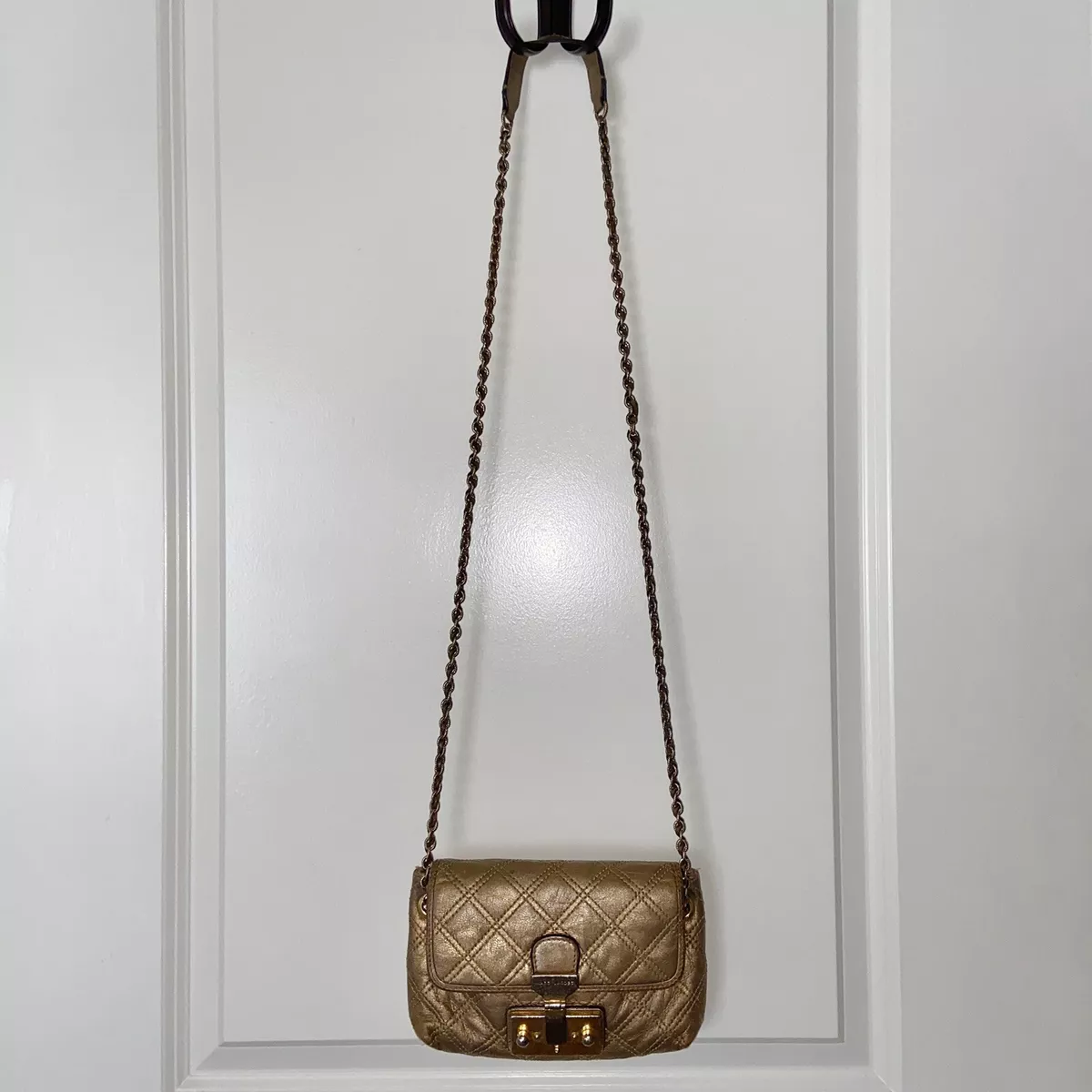 Marc Jacobs Vintage Baroque Gold quilted leather shoulder bag / crossbody