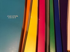 Five Star Advance Notebook, 1 Subject, College Ruled, 100 Sheets 11  x8 1/2  Whte