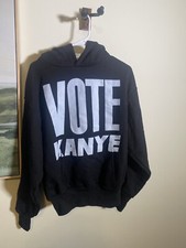 Vote Kanye 2020 Black Hoodie Size M Kanye West