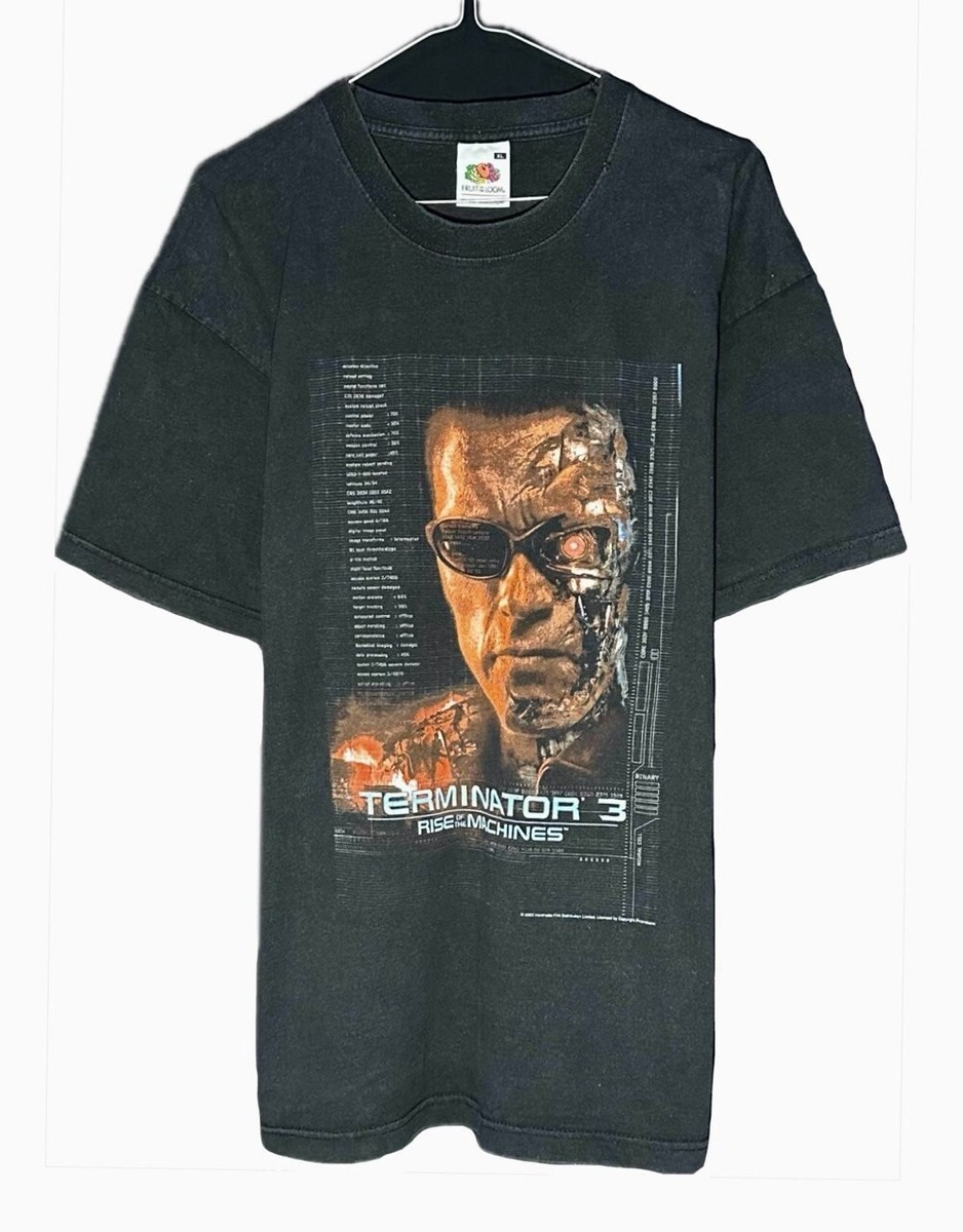 Vintage 2003 Terminator 3 Rise of the Machines T-Shirt Fruit of
