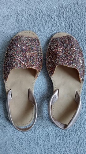 Slingback piatto Avarca Menorquina glitter multicolore taglia 38 - Foto 6 di 6