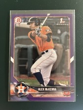 2018 Bowman Draft Alex McKenna PURPLE /250