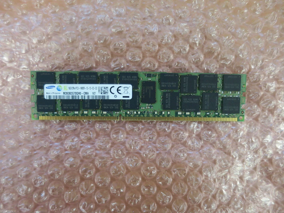 New Dell Samsung 16GB DDR3 PC3-14900R 1866Mhz R720 HP DL380 Gen8G8 Server memory - Image 2 of 2