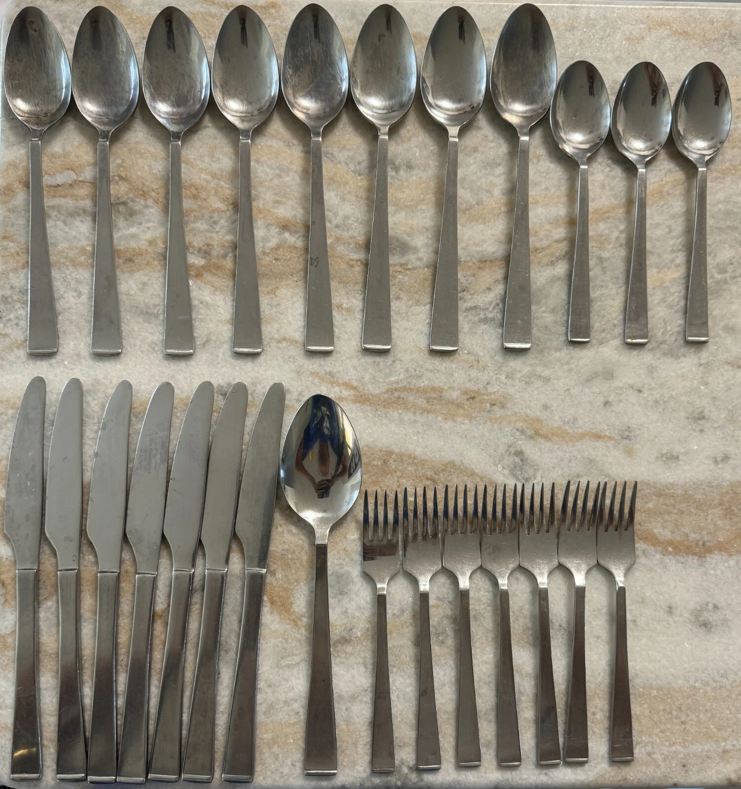 TWS108 INOX par Towle Silver Holland, Scc, Supreme, brillant 26 pièces