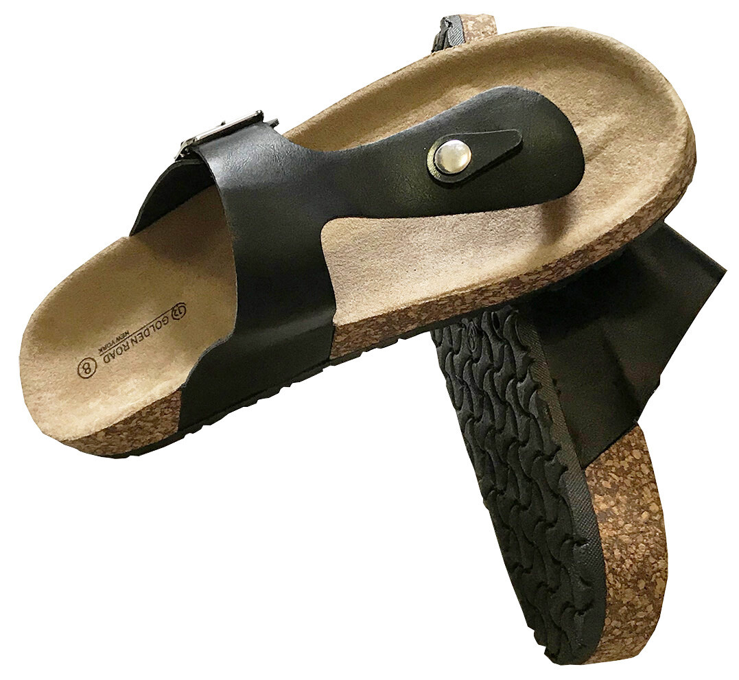 PANTOFOLA D’ORO Women Thong Glitter Sandals Shoes Flip Flops Flat Summer Slipper Black 8