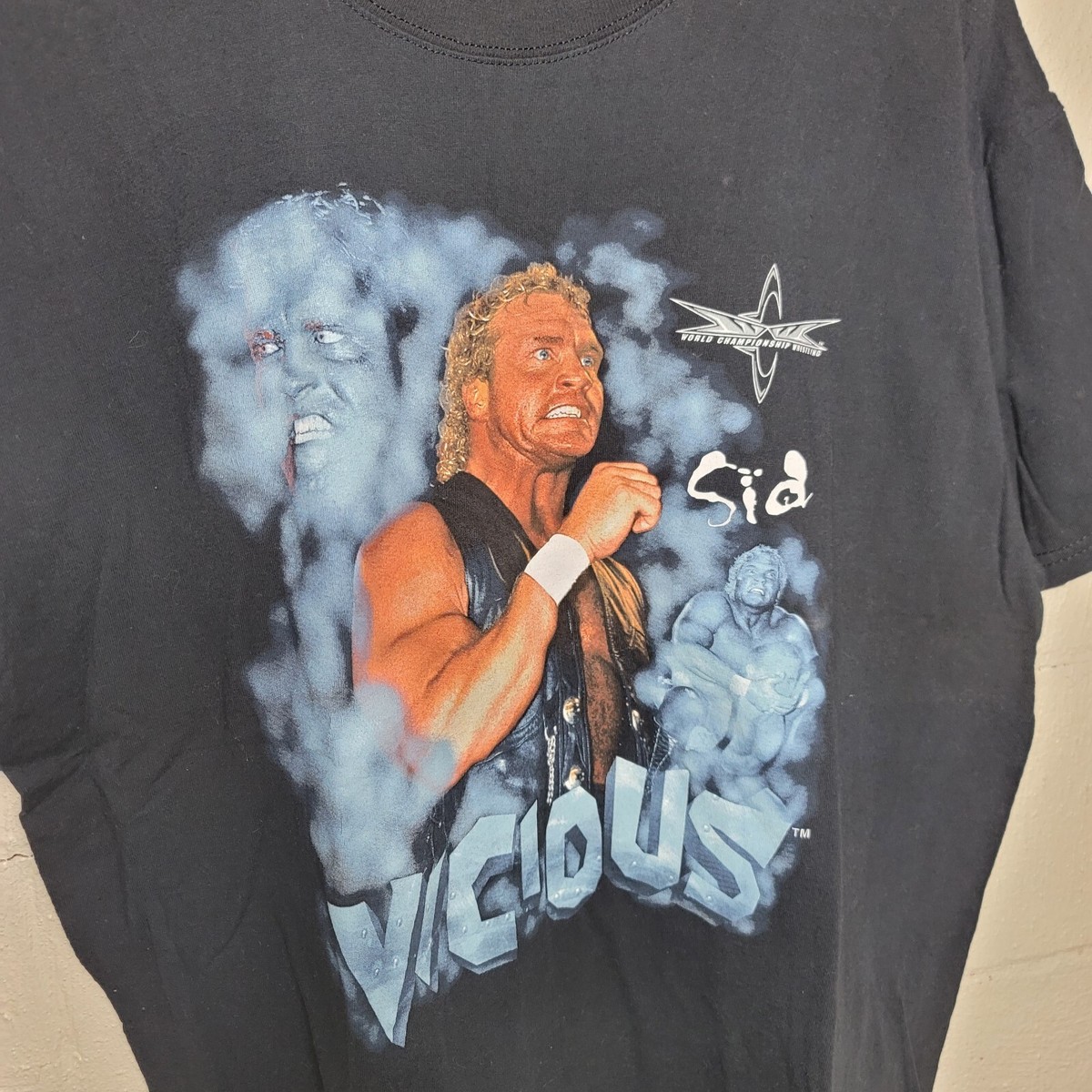 NEW Vintage 90s Sycho Sid Vicious Ruler Of The World WCW WWF