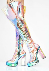 pvc clear boots