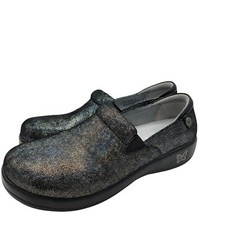 Alegria Clogs Shiny Metallic Glittery Womens Shoes Sz 8 Nursing Medical