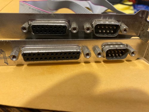 VERY RARE ISA card , STARTECH ST16C552CJ,Centronics Paralell, MIDI and 2 x DB9 - Picture 2 of 2