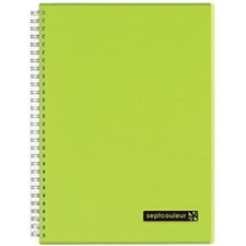 Notebook Sept Couleur B5 7mm rule Green 80 sheets JAPAN IMPORT