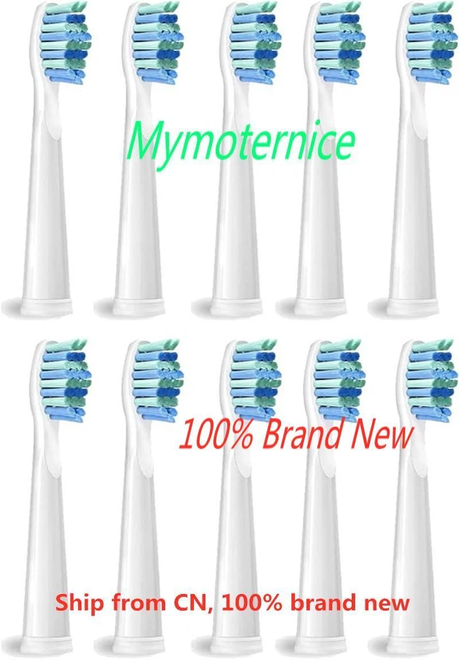 10x Brush Heads For Spotlight Oral Care Sonic Electric Toothbrush WH MYME10