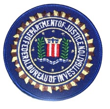 WASHINGTON DC FEDERAL BUREAU OF INVESTIGATION Sheriff Police Patch 3.5&rdquo;