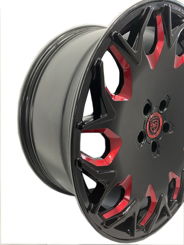 GV06 20 inch Black Red Mill Rim fits JEEP WRANGLER (EXCEPT 16 IN. OE ...