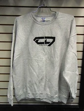 Choko Unisex Crew Neck Sweatshirt Heather Grey  2XL 2572J1 CLEARANCE