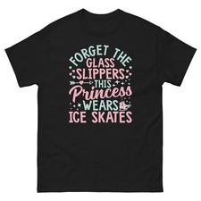 Princess Wears Ice Skates Ice Skating Player Figure Skater