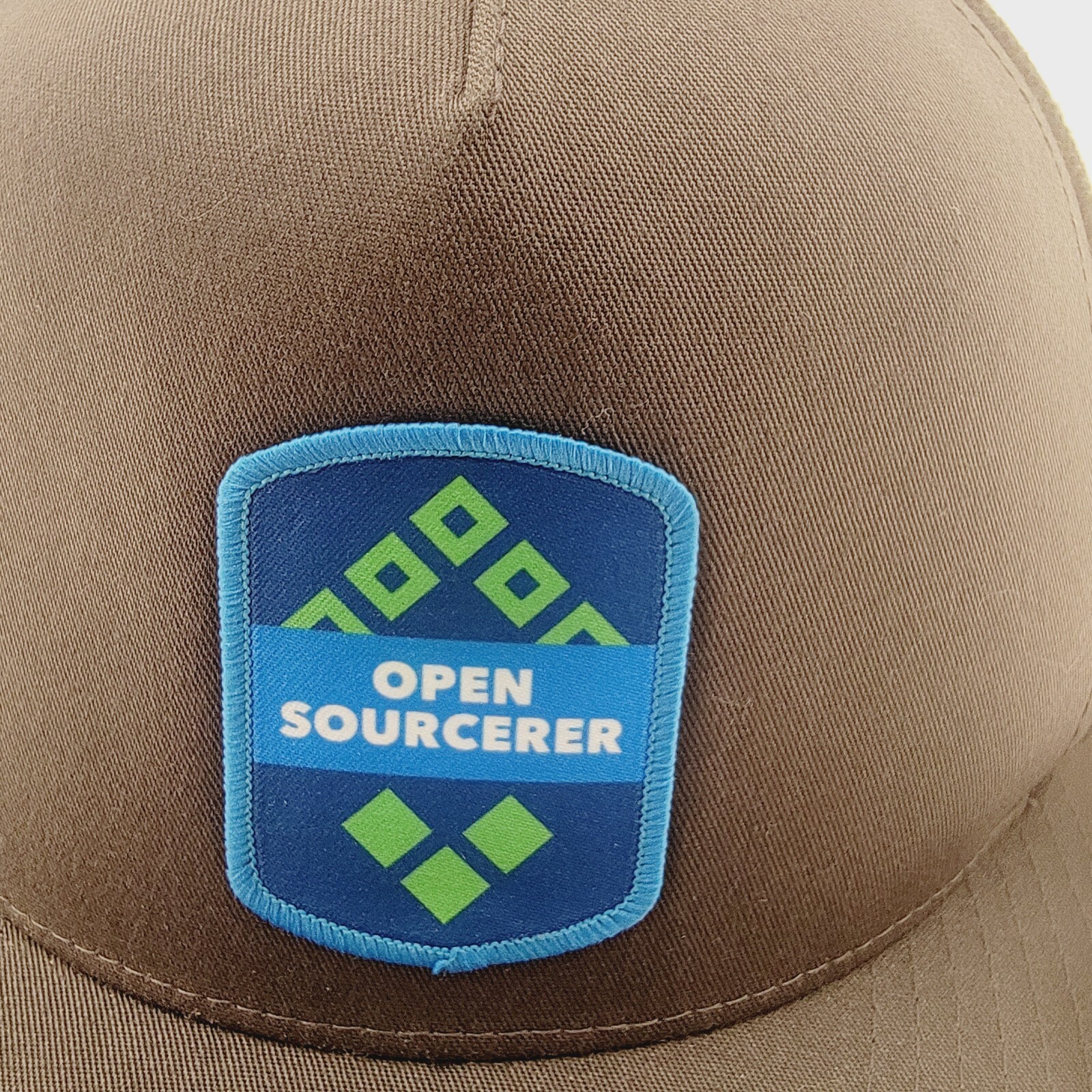 Intuit Open Sourcerer Hat Gray Mesh Snapback Yupo… - image 2
