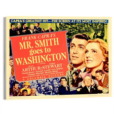 1939 Mr. Smith Goes to Washington Columbia  Movie Poster or Canvas Art Print