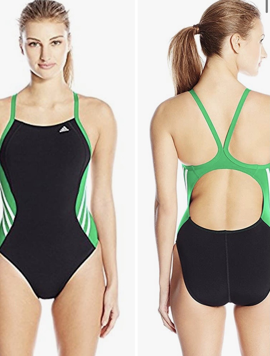 Adidas Infinitex Splice Performance One Piece Swimsuit