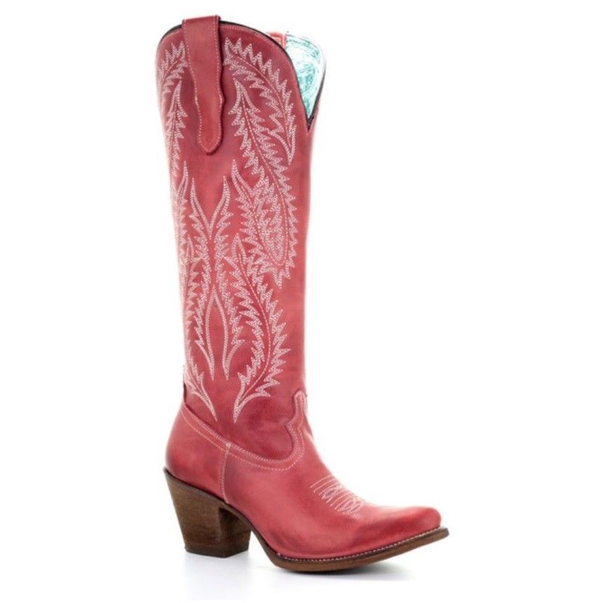 Bottes Western Corral Pour Femme - Taille 9.5 US, Cuir Beige, Occasion