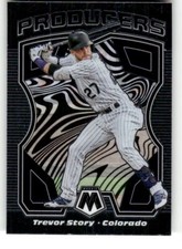Trevor Story 2021 Panini Mosaic Baseball # P4 Producers Colorado Rockies