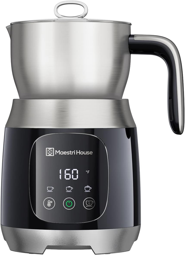 21OZ Variable Temp Milk Frother and Steamer with Adjustable Froth Thickness