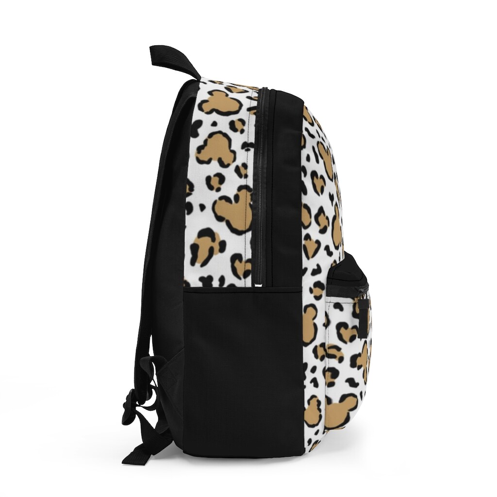 Disney Leopard Mickey & Minnie Backpack, Leopard Print  display picture 3