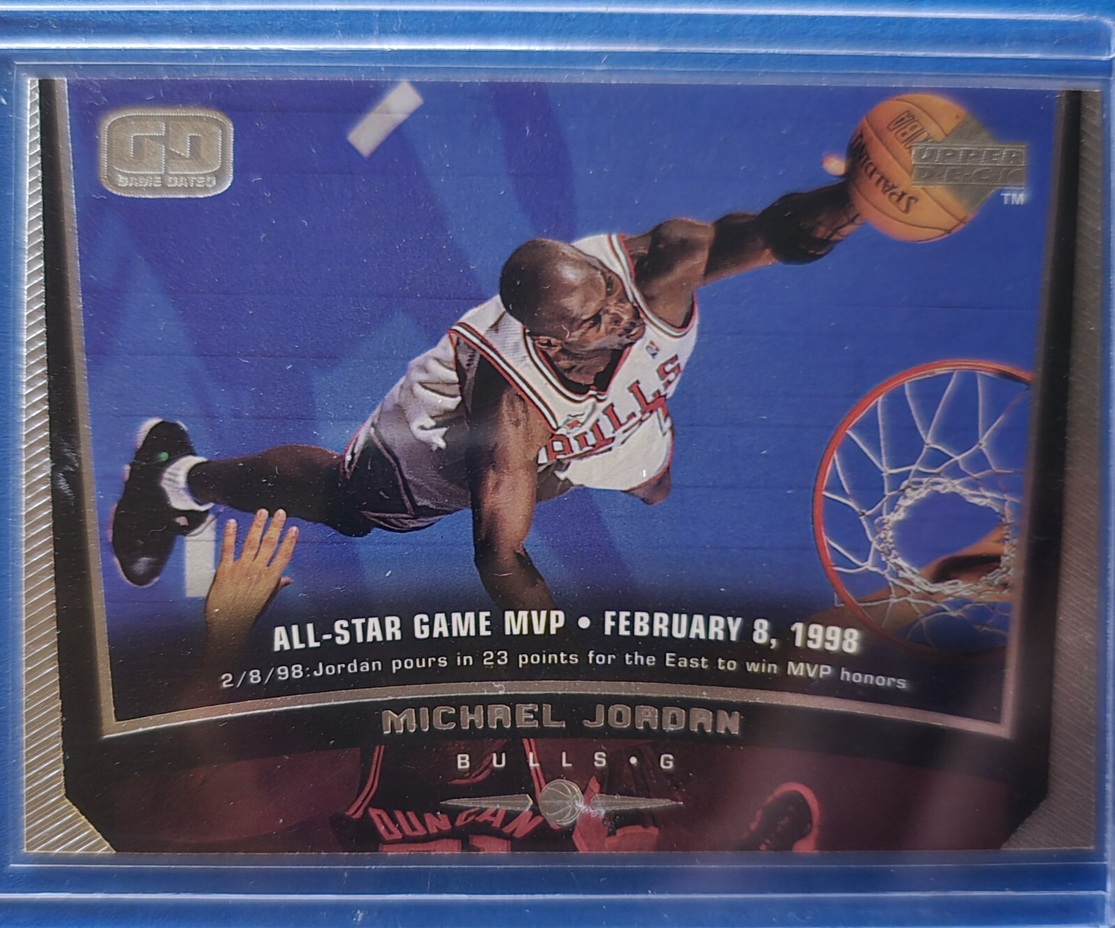 1998-99 - Upper Deck - #23 Michael Jordan - Game Dated