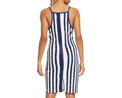 NIKE Women's Sportswear Americana Stripe Knit Cami Dress sz XS X