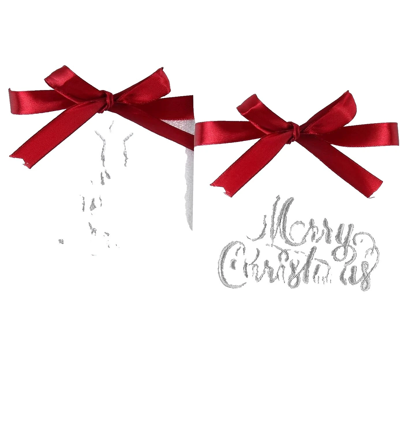 Toallas de baño bordeado de Navidad y mantillas