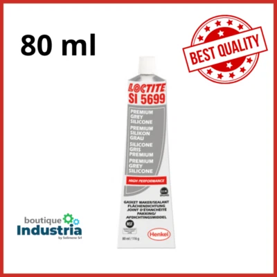 ✅LOCTITE SI 5699 Silicone Grigio Guarnizione Liquida Metallo Plastica 80ML✅