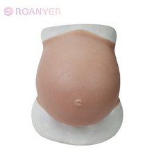Roanyer Upgraded Large Size Silicone Fake Pregnant Belly for Crossdresser Cos