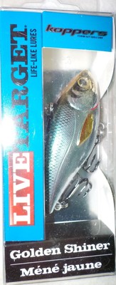 KOPPER'S LIVE TARGET GOLDEN SHINER 1/2OZ 2-7/8'' BASS FISHING CRANKBAIT LURE