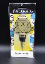 Friends TV Show Turkey Head Metal Bottle Stopper! Brand New!