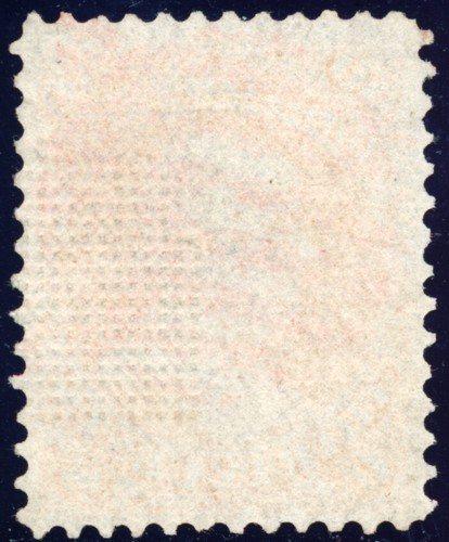 US 100 30c 1868 Benjamin Franklin red grid cancel PSAG grade 80 - Picture 2 of 3