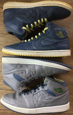 Nike Air Jordan 1 Retro 97 TXT Gray Squadron Blue Yellow 12  display picture 1