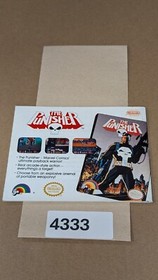 WWF WrestleMania Challenge - Nintendo NES- Manual Only **NO GAME!