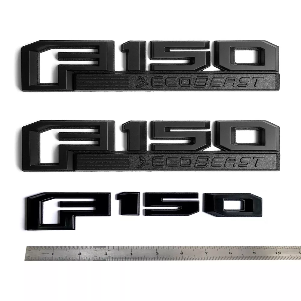 F150 EcoBeast Fender Badges - Pair