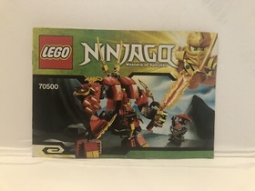 LEGO NINJAGO: Kai's Fire Mech (70500), Missing 1 Sticker And No Box