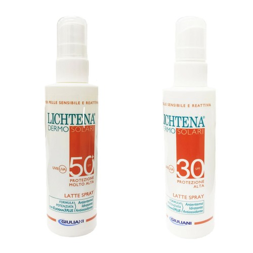 LICHTENA SPRAY PROTEZIONE MOLTO ALTA NUOVA FORMULA CON COMPLESSO ELIOSAN3PLUS - Foto 7 di 7