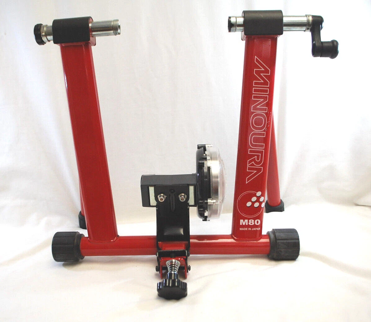 Minoura M80 Red Stationary Bike Trainer Stand Only No Remote M4985